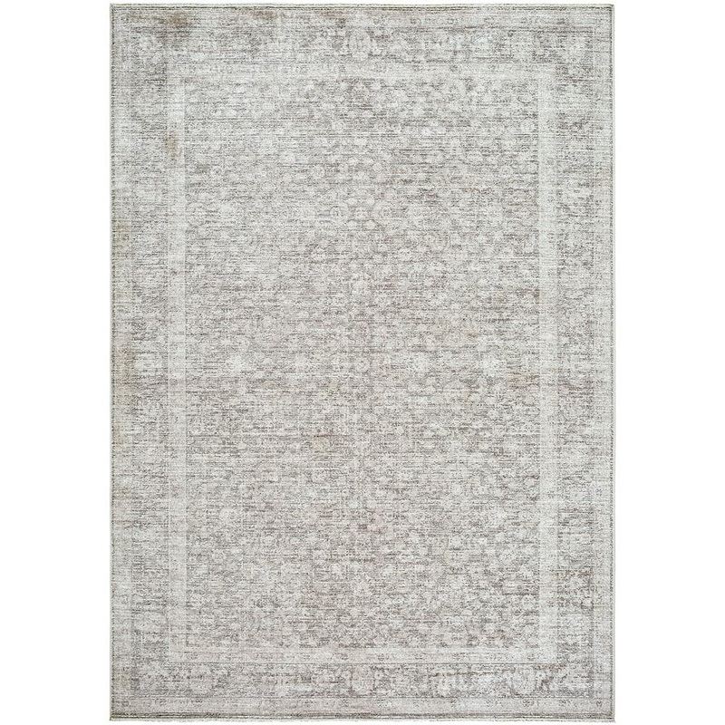Livabliss Galey Alix x Livabliss Maria Tan 2 ft. 7 in. x 7 ft. 3 in. Elena Vintage Medallion Area Rug GADA2304-2773