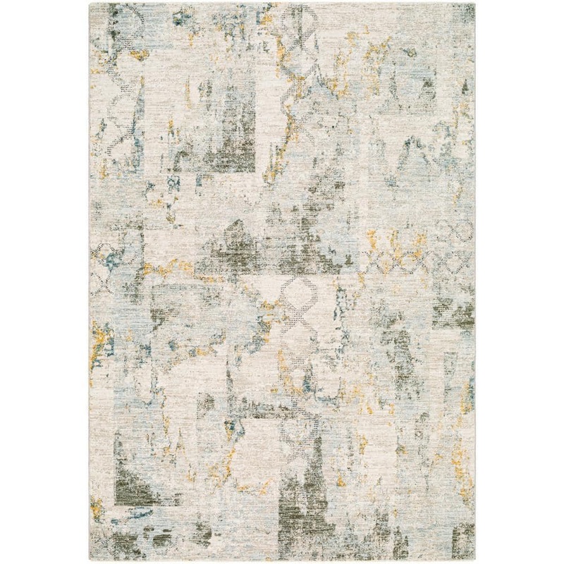 Livabliss Genos Gray Doormat 3 ft. x 4 ft. Abstract Indoor Area Rug S00161073644