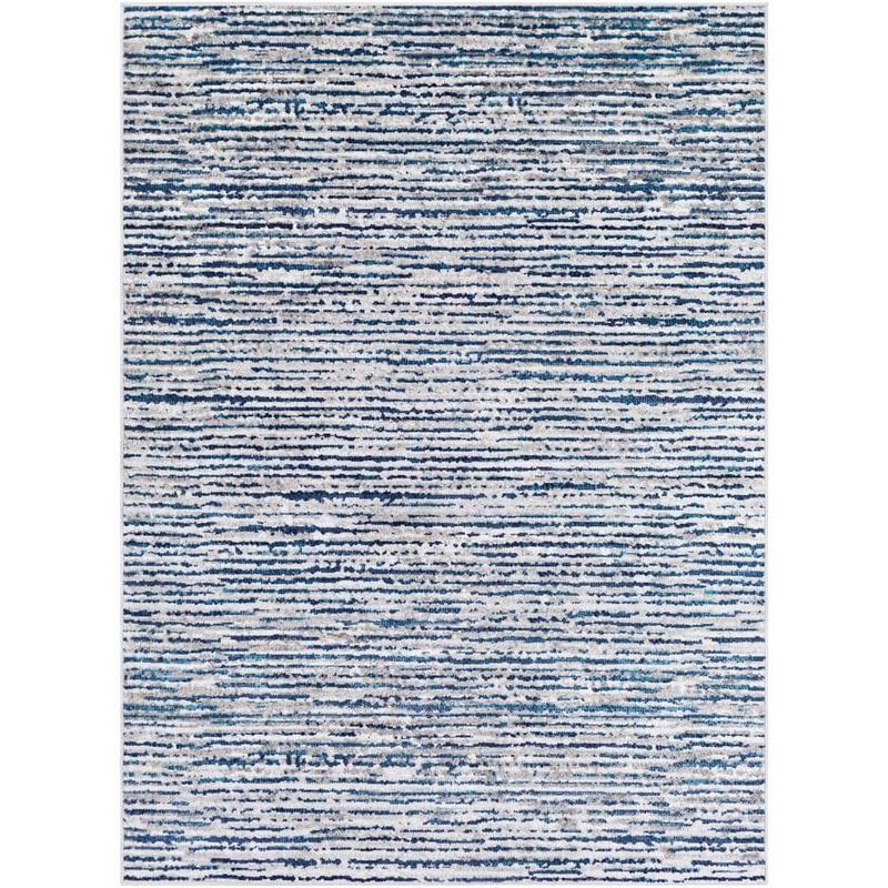 Livabliss Havana Navy 7 ft. 10 in. x 10 ft. 3 in. Solid Area Rug S00151079152