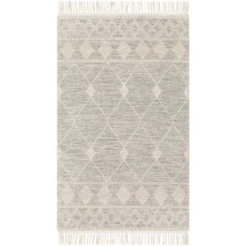 Livabliss Hemingway Grey/Cream 5 ft. x 8 ft. Global Indoor Area Rug HMG2301-58