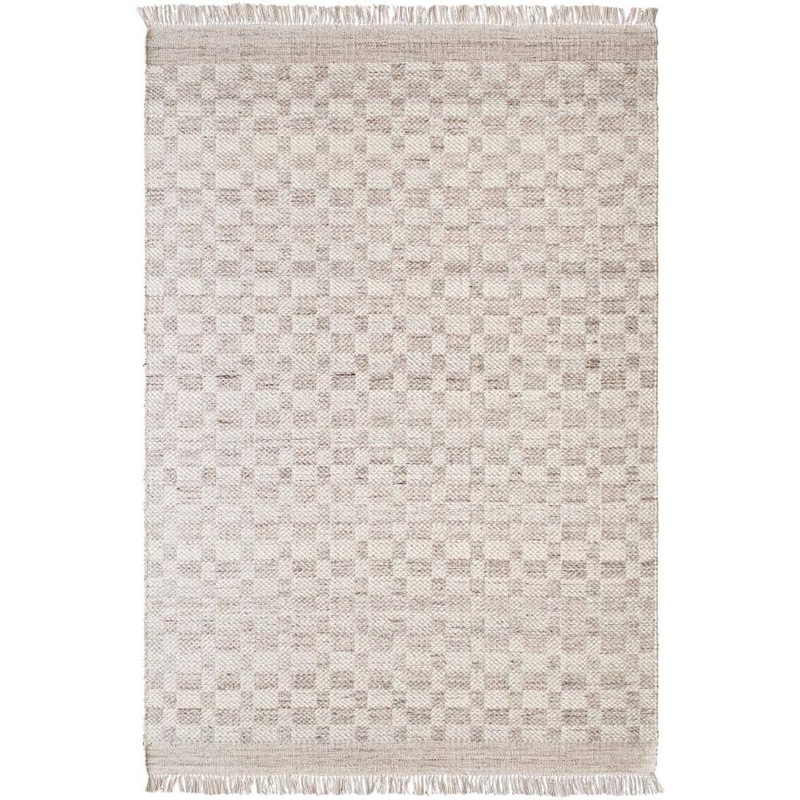 Livabliss Mardin Light Gray Checkered 9 ft. x 12 ft. Indoor Area Rug MDI2342-81012
