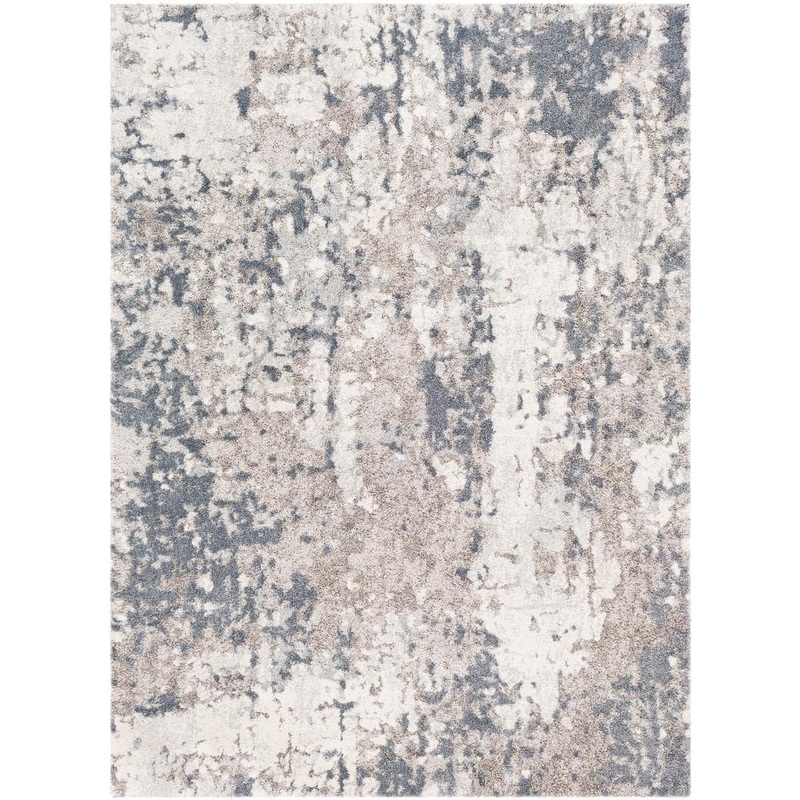 Livabliss Safira Gray 5 ft. 3 in. x 7 ft. 3 in. Abstract Area Rug S00161022391
