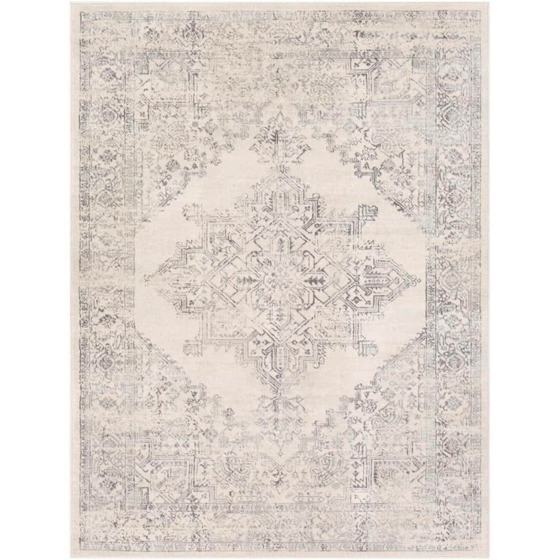 Livabliss Saray Ivory 5 ft. 3 in. x 7 ft. 1 in. Area Rug S00161021651