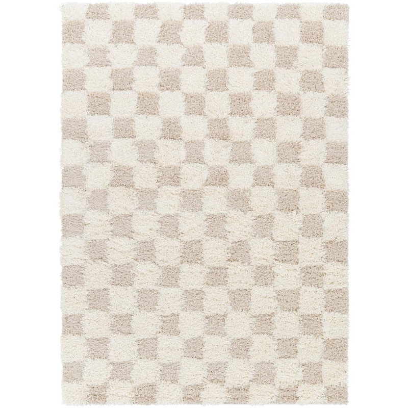 Livabliss Urban Shag Light Beige/Cream FILL IN LATER 7 ft. x 10 ft. Indoor Area Rug S00161077892
