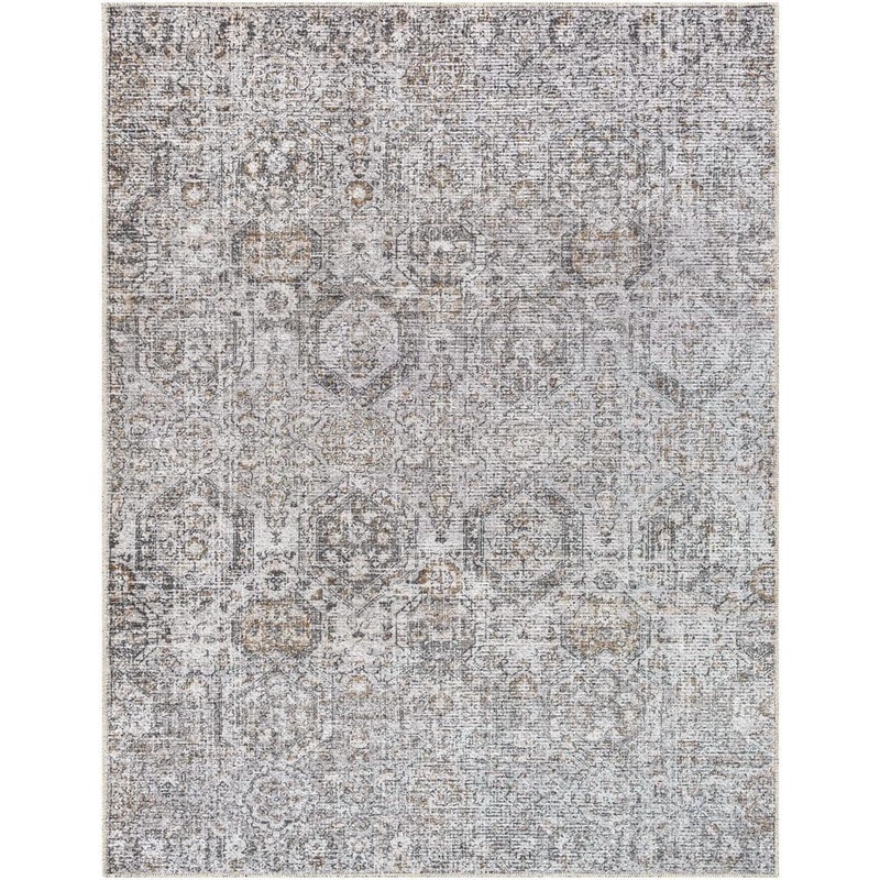 Livabliss Vinny Gray 2 ft. x 2 ft. Machine-Washable Rug VNY2309-2211