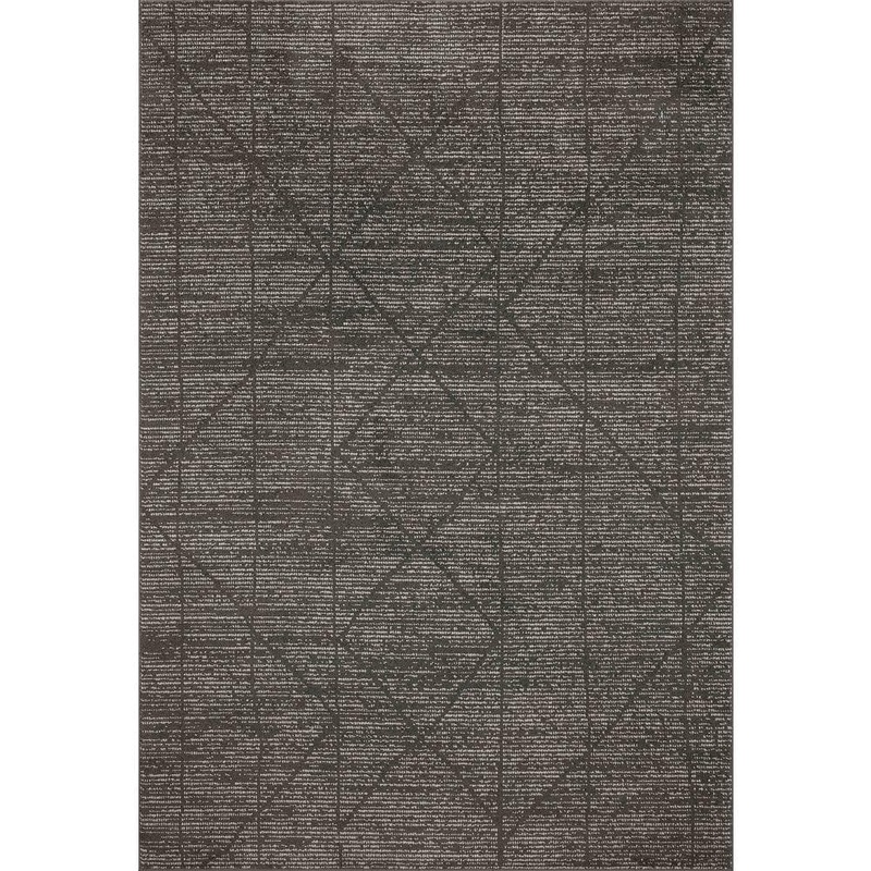 Loloi Kamala Charcoal/Ivory 2 ft. 7 in. x 8 ft. Transitional Runner Rug KAMAKAM-06CCIV2780
