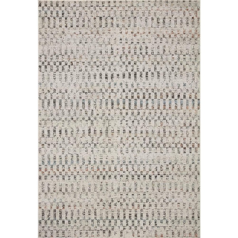 Loloi Kamala Grey/Multi 18 in. x 18 in. Sample Transitional Sample Rug KAMAKAM-05GYML160S