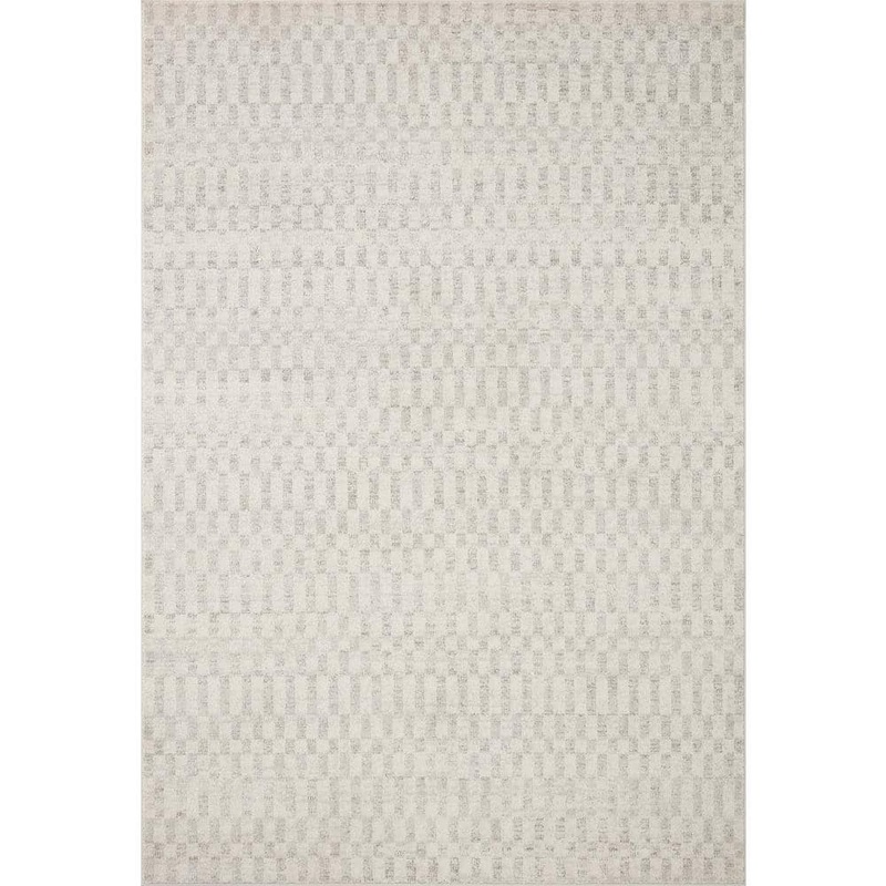Loloi Kamala Ivory/Grey 2 ft. 7 in. x 12 ft. Transitional Runner Rug KAMAKAM-05IVGY27C0