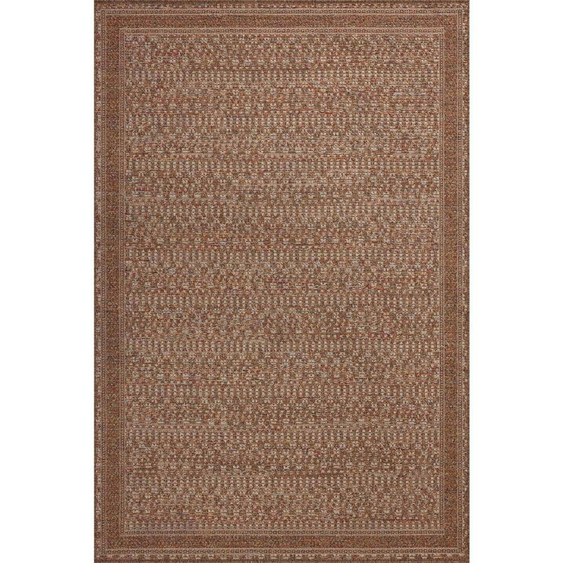 Loloi Merrick Natural/Fiesta 2 ft. 3 in. x 3 ft. 9 in. Indoor/Outdoor Area Rug MERRMER-08NAFD2339