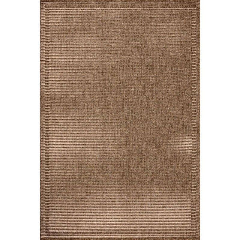 Loloi Merrick Natural/Oatmeal 18 in. x 18 in. Sample Indoor/Outdoor Area Rug MERRMER-03NAOT160S