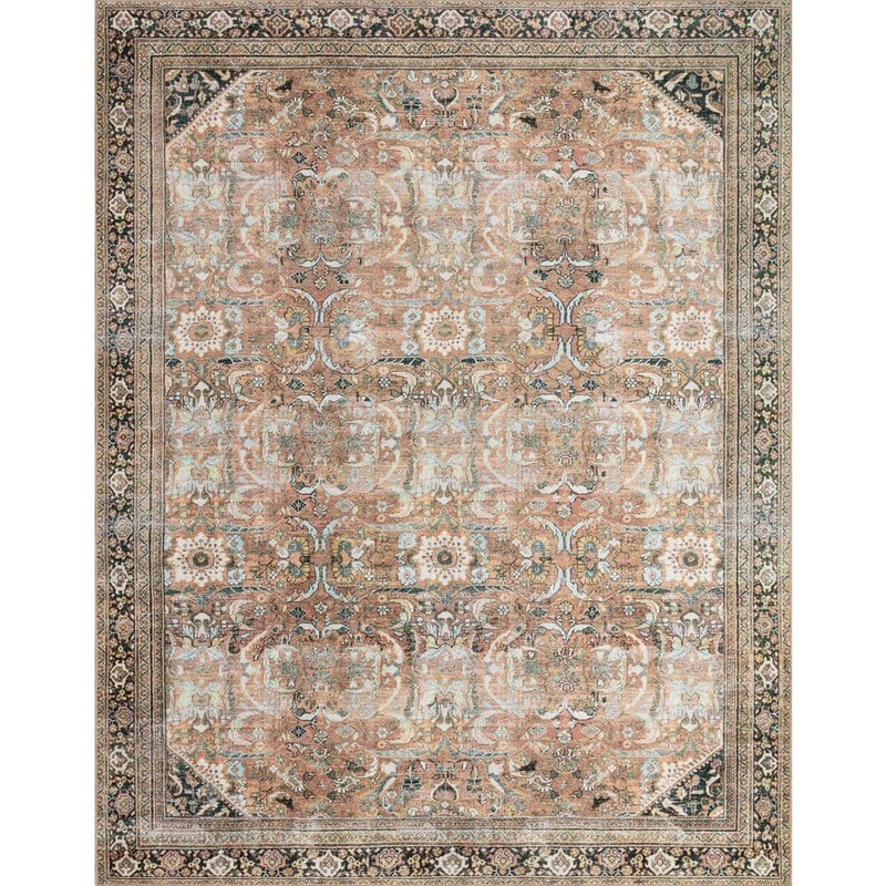 Loloi Wynter Auburn/Multi 7 ft. 6 in. x 9 ft. 6 in. Oriental Printed Area Rug WYNTWYN-02AAML7696