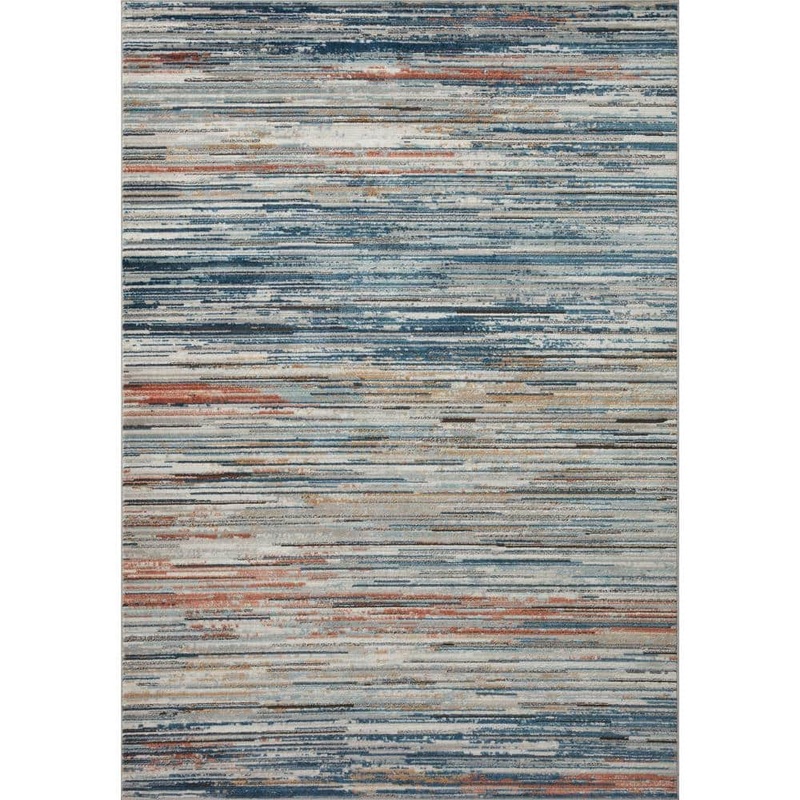 Loloi Bianca Pebble/Multi 2 ft.8 in. x 4 ft. Contemporary Area Rug BIANBIA-08PPML2840