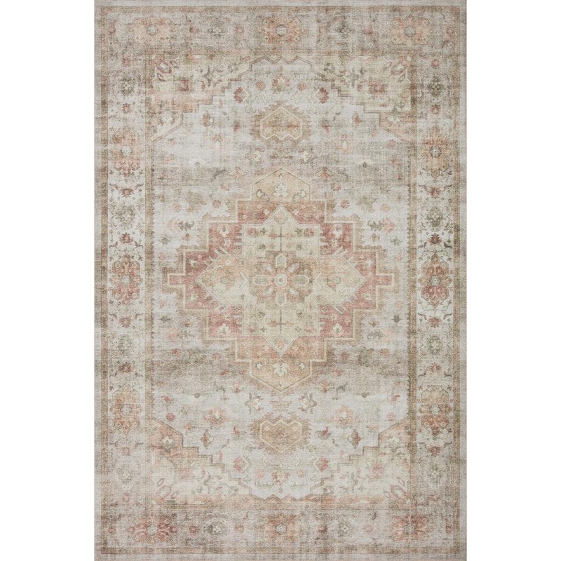 Loloi Heidi Sage/Multi 2 ft. 3 in. x 3 ft. 9 in. Bohemian Printed Area Rug HEIDHEI-02SGML2339