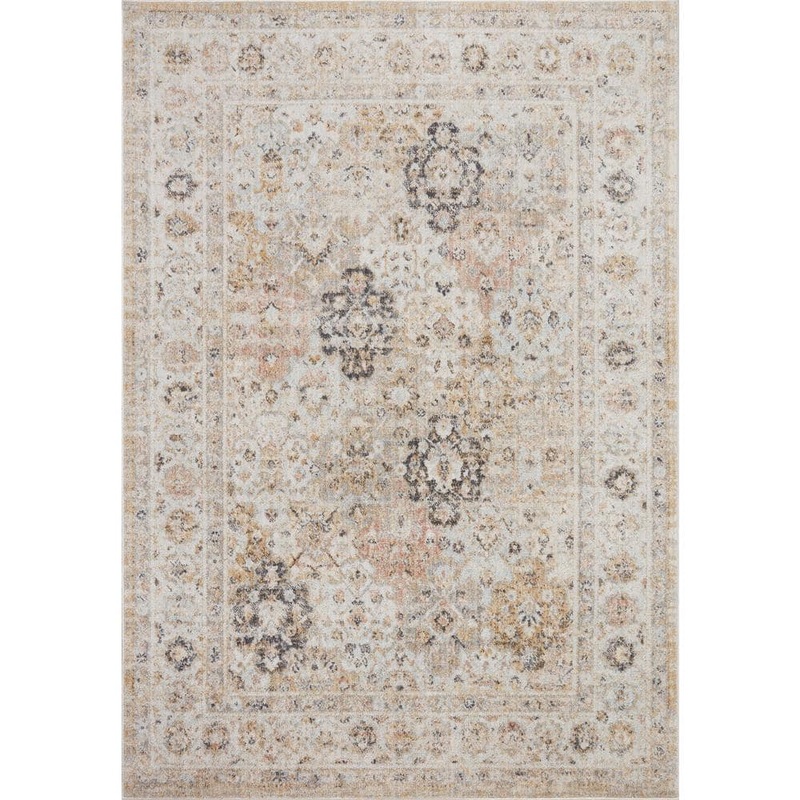 Loloi Monroe Beige/Multi 7 ft. 10 in. x 10 ft. Traditional Area Rug MONRMON-02BEML7AA0