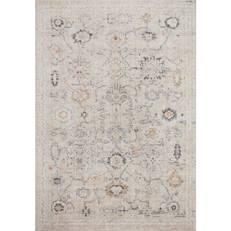 Loloi Monroe Natural/Multi 6 ft. 7 in. x 9 ft. 3 in. Shabby Chic Area Rug MONRMON-04NAML6793