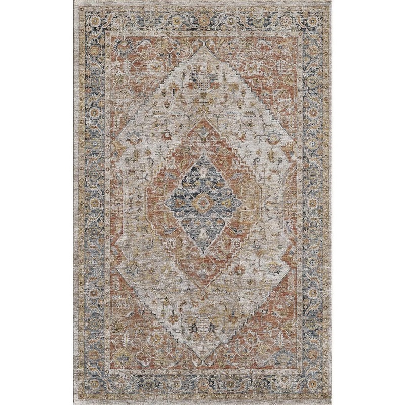 MILLERTON HOME Ivy Rust 10 ft. x 14 ft. Boho Moroccan Area Rug MIL840110X14