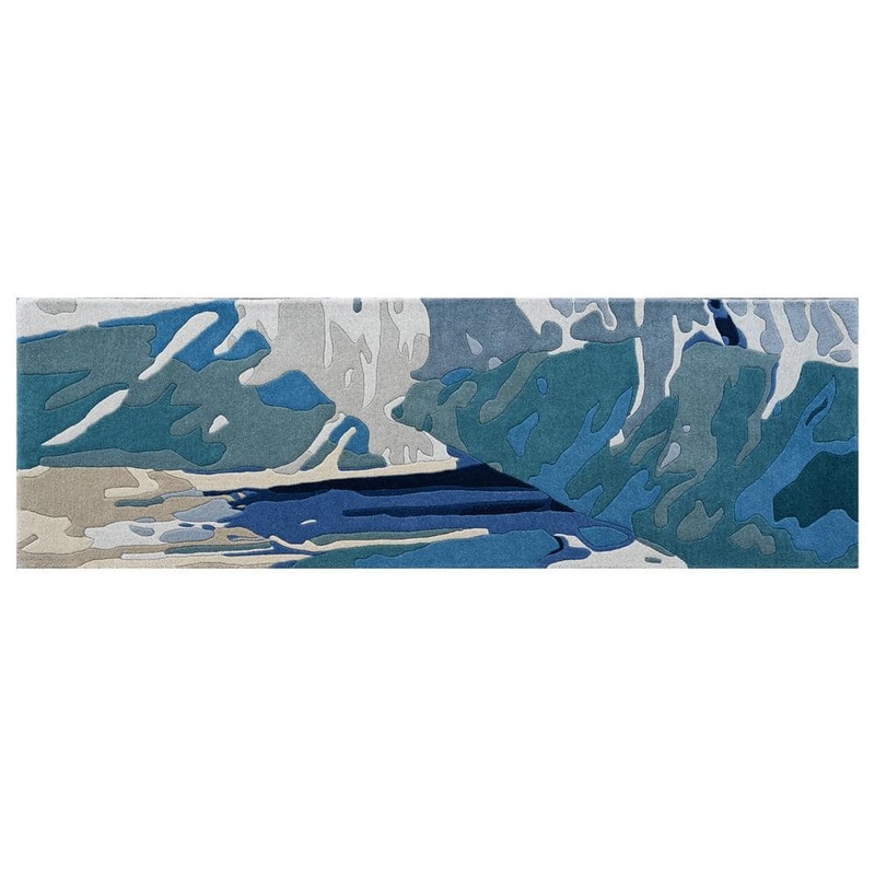 MILLERTON HOME Kai Ivory 2 ft. x 8 ft. Abstract Hand-Tufted Wool Runner Area Rug MIL300623X76RU