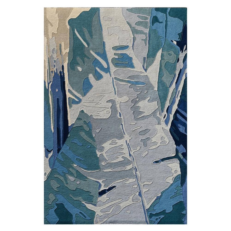 MILLERTON HOME Kai ivory 9 ft. x 13 ft. Abstract Hand-Tufted Wool Area Rug MIL30069X13