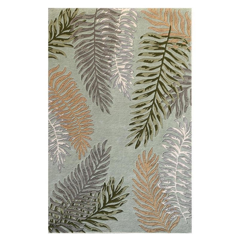 MILLERTON HOME Kai Light Sage 3 ft. x 5 ft. Neutral Coastal Hand-Tufted Wool Area Rug MIL300727X45