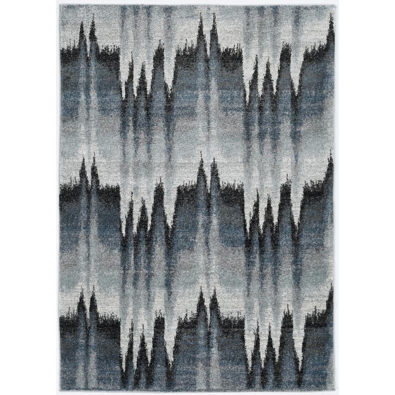 MILLERTON HOME Rue Blue/Ivory 8 ft. x 10 ft. Ombre Bohemian Area Rug MIL5908710X1010