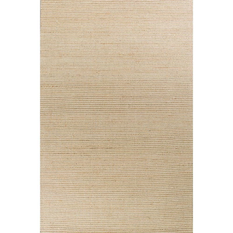 MILLERTON HOME West Ivory 5 ft. x 7 ft. Solid Bohemian Hand-Woven Wool & Jute Area Rug MIL03905X7