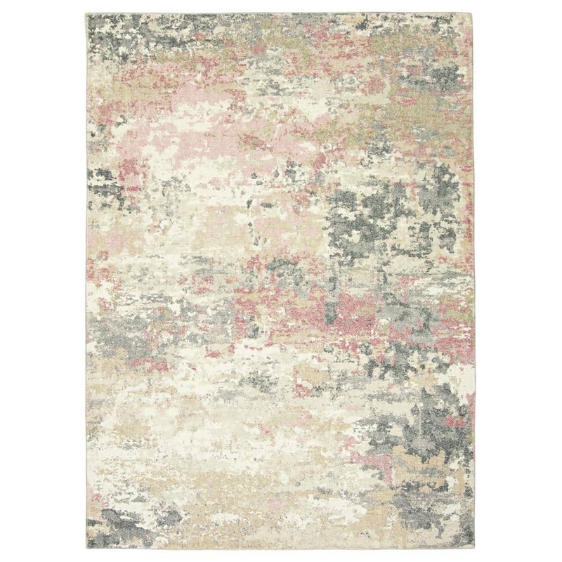 MILLERTON HOME Ariana Blush 8 ft. x 10 ft. Ombre Transitional Area Rug MIL281276X10