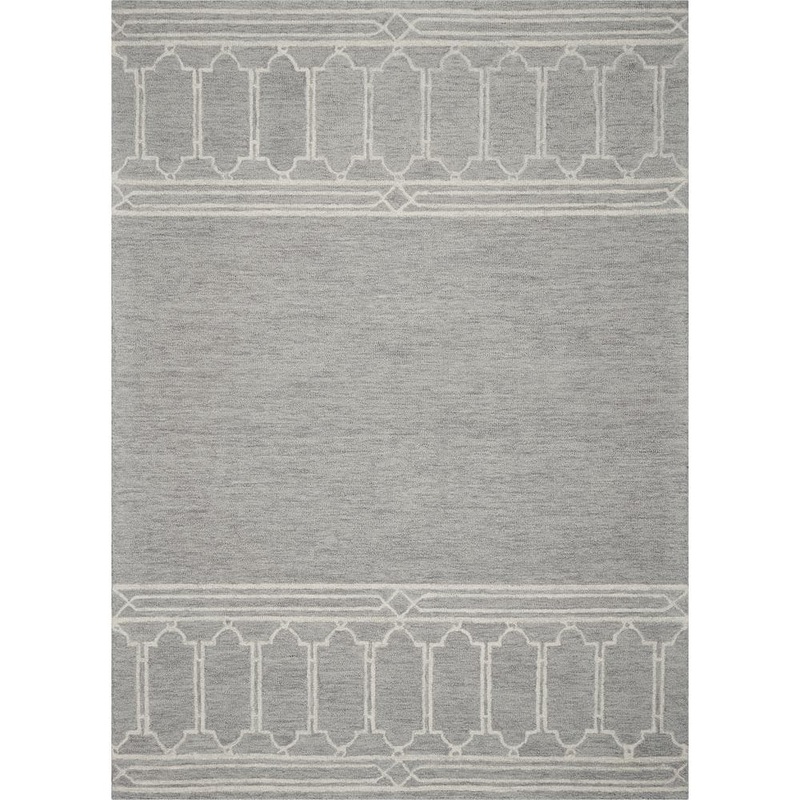 MILLERTON HOME Carlos Grey 2 ft. x 4 ft. Area Rug MIL163327X45