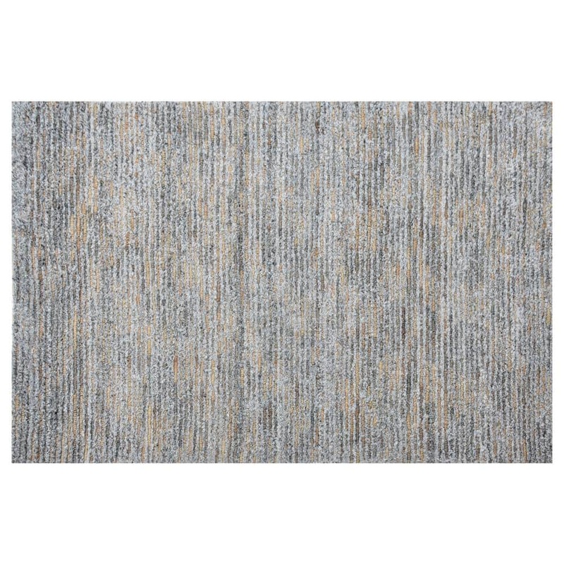 MILLERTON HOME Dune Neutral Blue 9 ft. x 13 ft. Striped Casual Area Rug MIL74549X13
