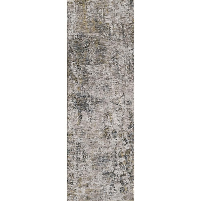 MILLERTON HOME Ivy Ivory 2 ft. x 8 ft. Distressed Contemporary Runner Rug MIL840626X76RU
