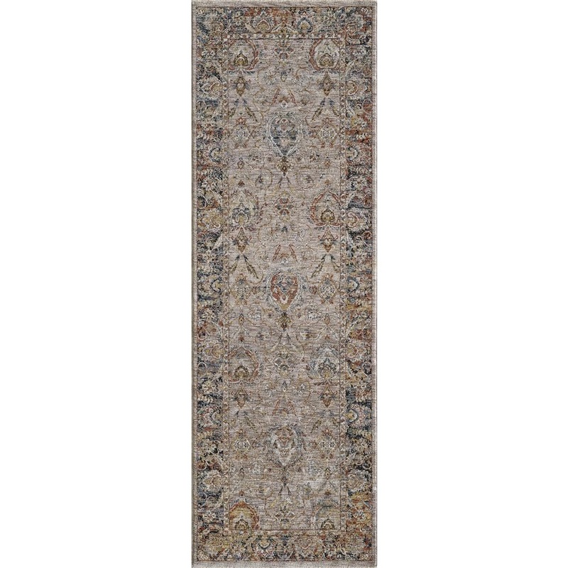 MILLERTON HOME Ivy Ivory 2 ft. x 8 ft. Eclectic Boho Runner Rug MIL840426X76RU