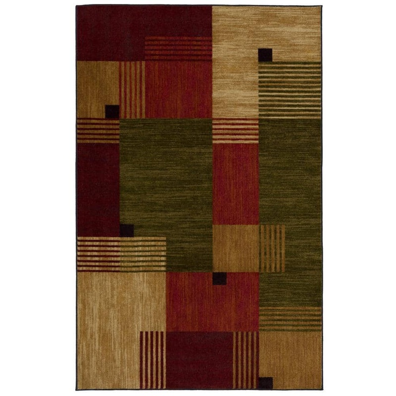 Mohawk Home Alliance Multi 5 ft. x 8 ft. Geometric Area Rug 121921