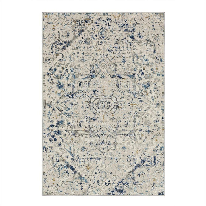 Mohawk Home Damon Blue 7 ft. 10 in. x 10 ft. Area Rug 832322