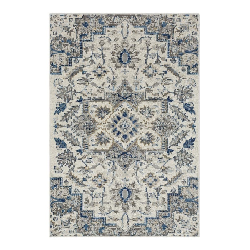 Mohawk Home Janus Grey 6 ft. x 9 ft. Area Rug 832872