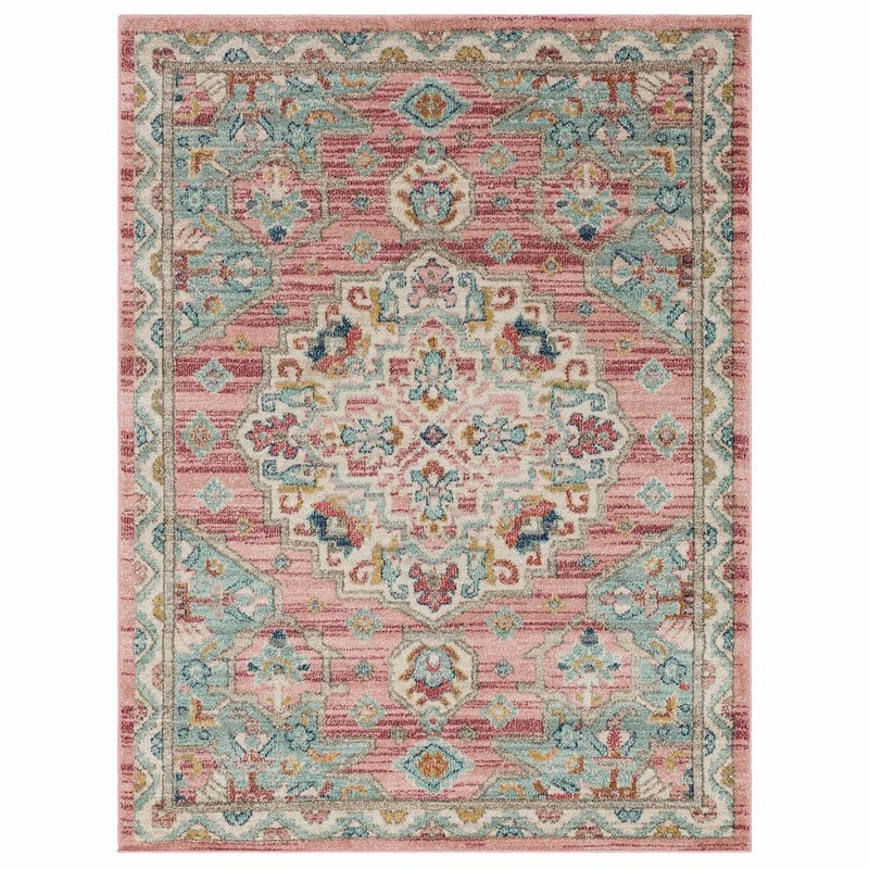Mohawk Home Laughton Pink 1 ft. 11 in. x 3 ft. Area Rug 848118