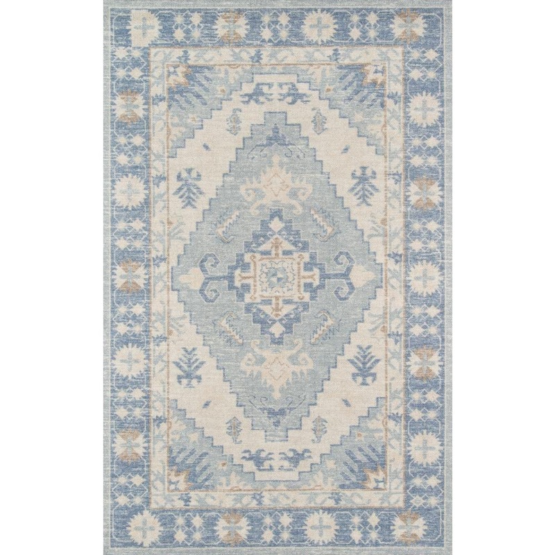 Momeni Anatolia ANA-1 Blue 3 ft. x 5 ft. Area Rug ANATOANA-1BLU3350