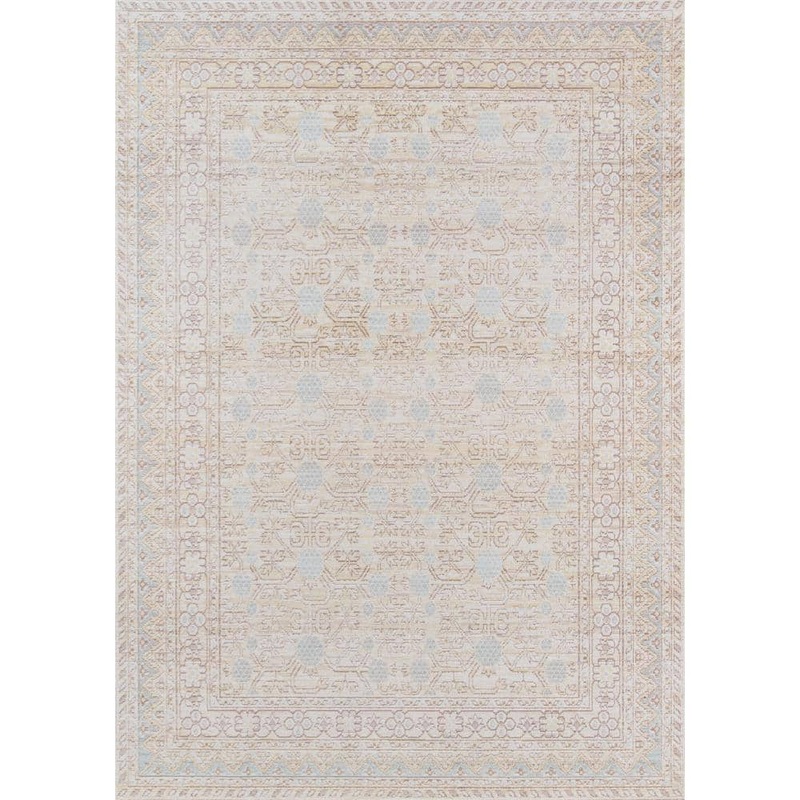 Momeni Isabella Blue 5 ft. 3 in. x 7 ft. 3 in. Indoor Area Rug ISABEISA-3BLU5373