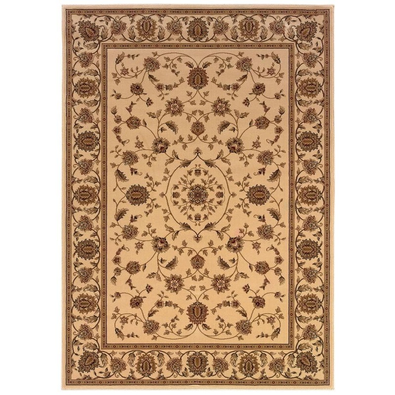 Natco Kurdamir Rockland Ivory 5 ft. 3 in. x 7 ft. 7 in. Area Rug 2070WH69H.023