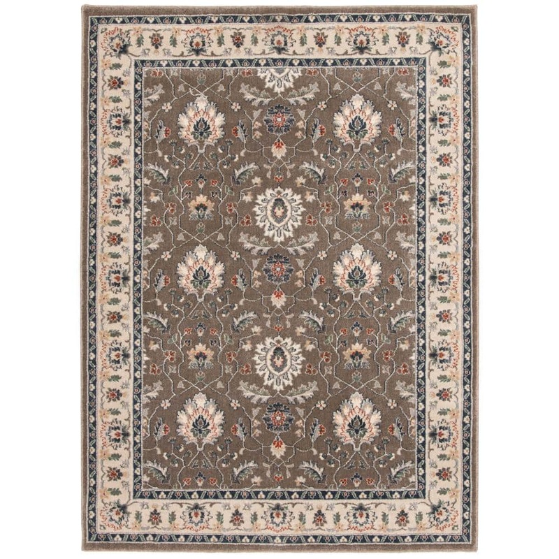 Natco Stratford Adian Latte/Alabaster 7 ft. x 11 ft. Area Rug 7672AA81H.150