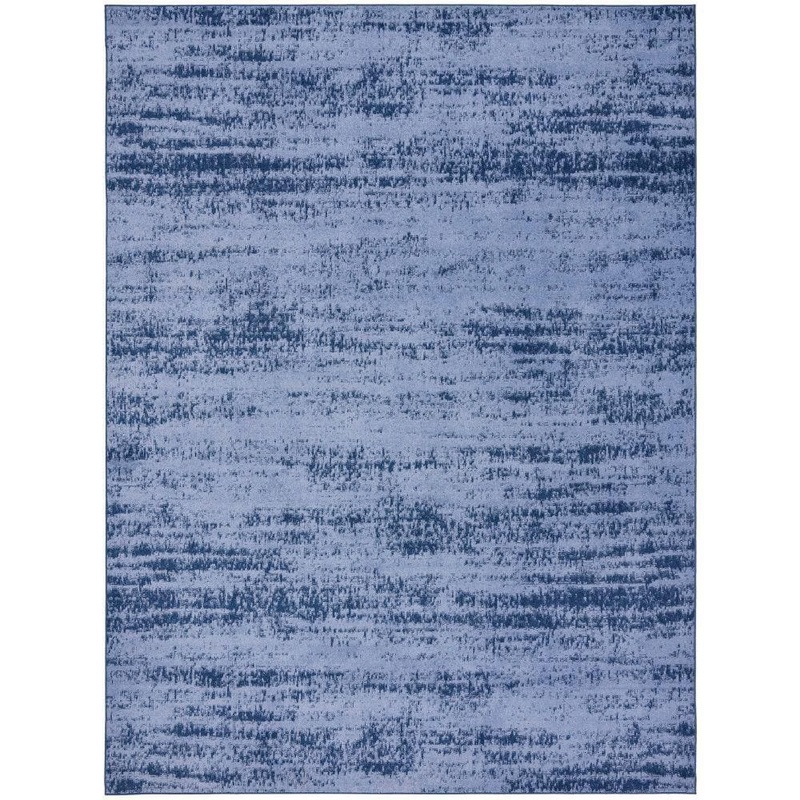Nourison Essentials Denim 10 ft. x 14 ft. Abstract Contemporary Indoor/Outdoor Area Rug 150264