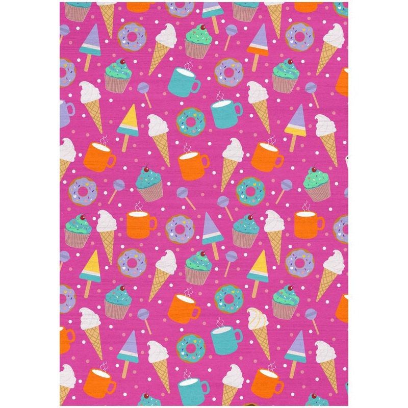 Nourison Imagination Pink Multicolor 7 ft. x 9 ft. Graphic Contemporary Area Rug 134658