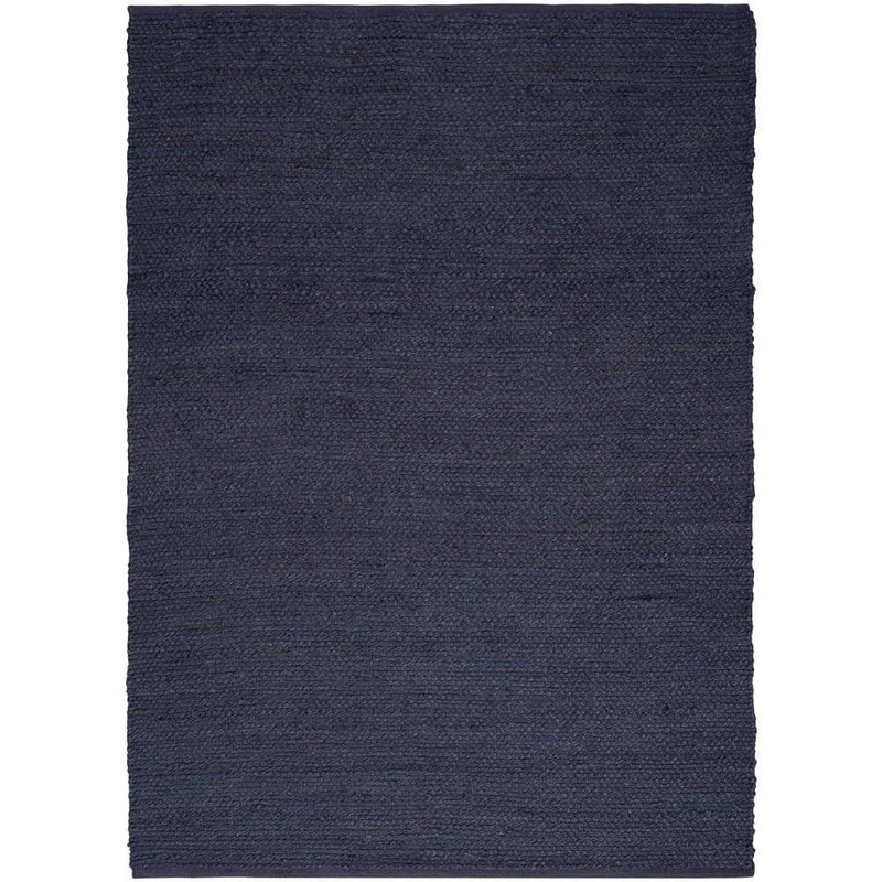 Nourison Natural Jute Navy 4 ft. x 6 ft. All-over design Contemporary Area Rug 996015