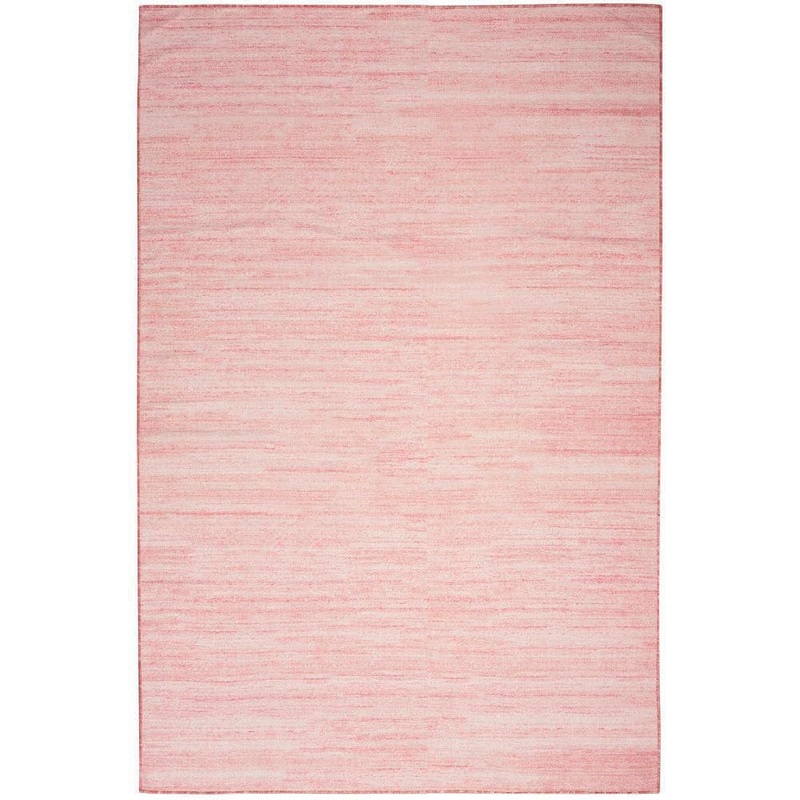 Nourison Washable Essentials Pink 4 ft. x 6 ft. All-over design Contemporary Area Rug 949653