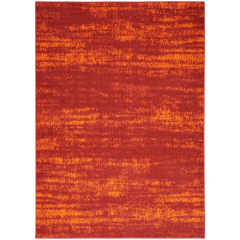 Nourison Essentials Red 6 ft. x 9 ft. Abstract Contemporary Indoor/Outdoor Area Rug 151216