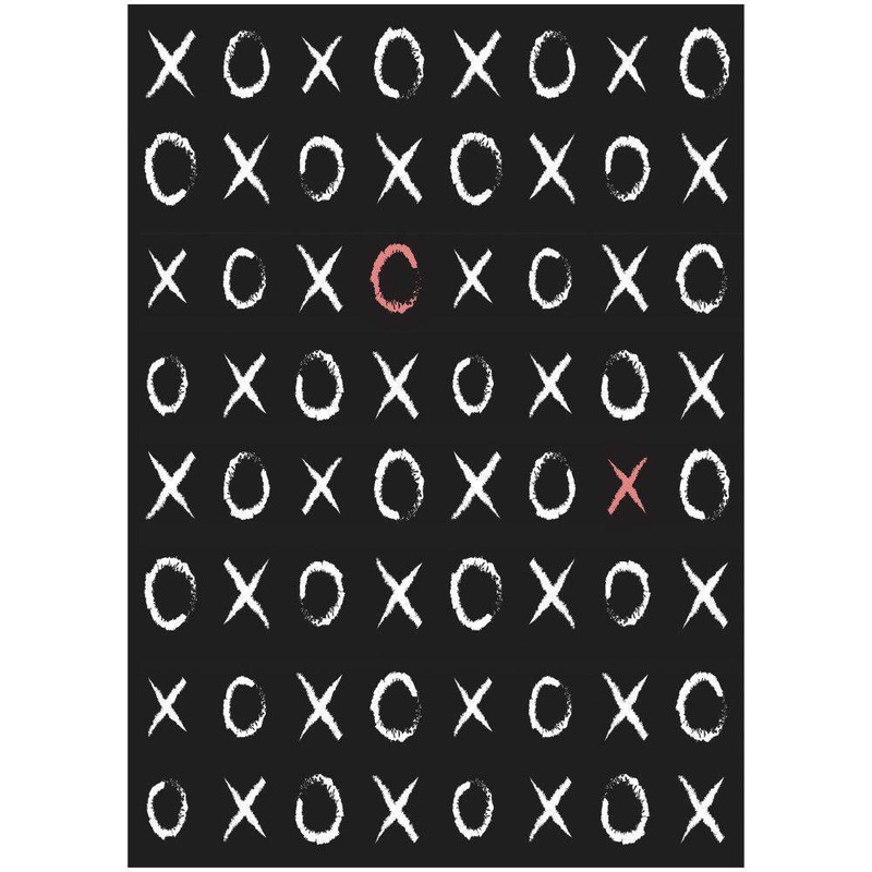 Nourison Imagination Black 4 ft. x 5 ft. Graphic Contemporary Area Rug 134610