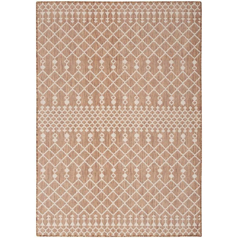 Nourison Positano Jute 6 ft. x 9 ft. Moroccan Contemporary Area Rug 903075