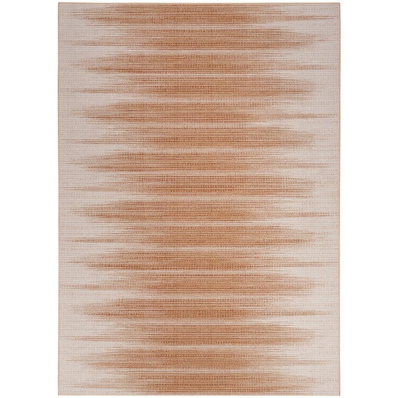 Nourison Vintage Home Brown 5 ft. x 7 ft. Abstract Contemporary Area Rug 931986