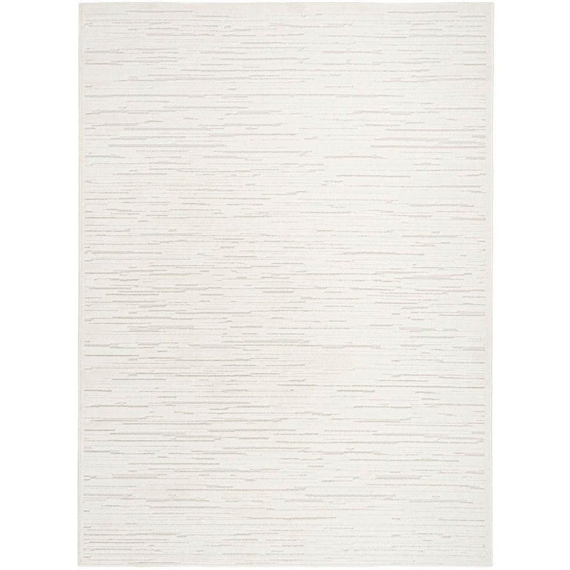 Nourison Casual Ivory 4 ft. x 6 ft. Abstract Contemporary Area Rug 984814