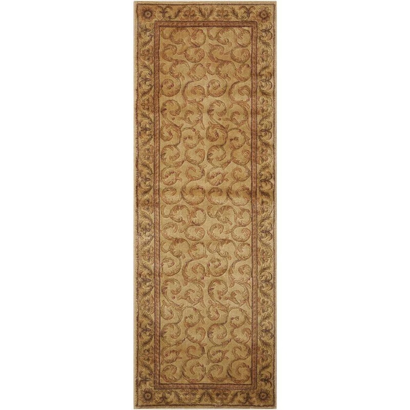 Nourison Somerset Ivory 2 ft. x 6 ft. Persian Vintage Kitchen Runner Area Rug 823298