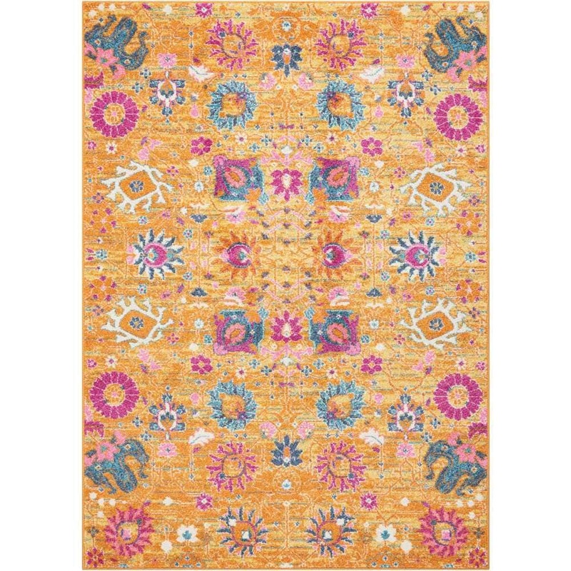Nourison Passion Sun 5 ft. x 7 ft. Persian Vintage Area Rug 387820