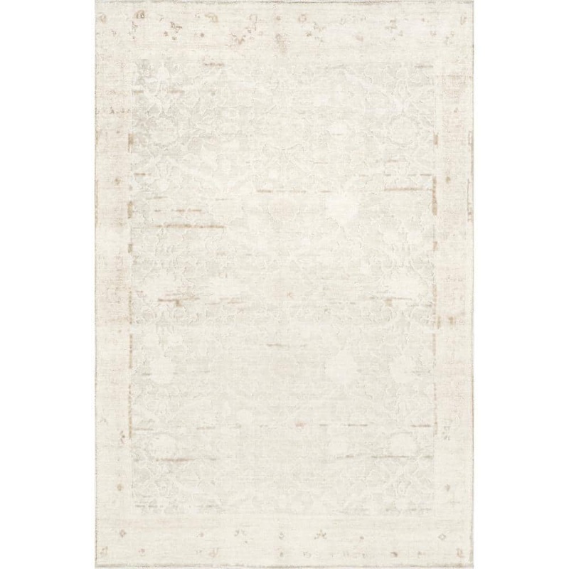 nuLOOM Adalyn Persian Medallion Machine Washable Beige 2 ft. x 8 ft. Oriental Runner Rug RZNB18A-2608